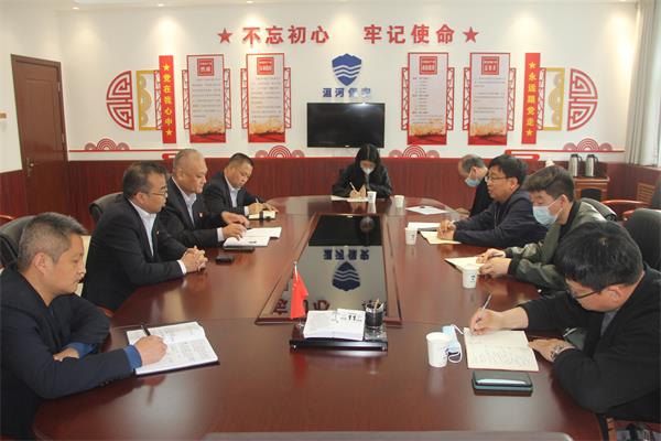 北關(guān)區(qū)領導到公司就惠企紓困進行...